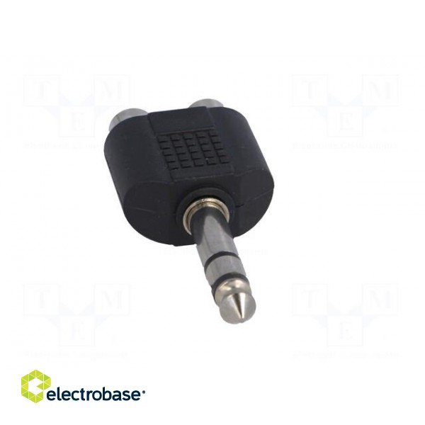 Adapter | Jack 6,3mm plug,RCA socket x2 | stereo image 5