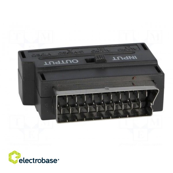 Adapter | RCA socket x3,SCART plug,SVHS socket 4pin paveikslėlis 5