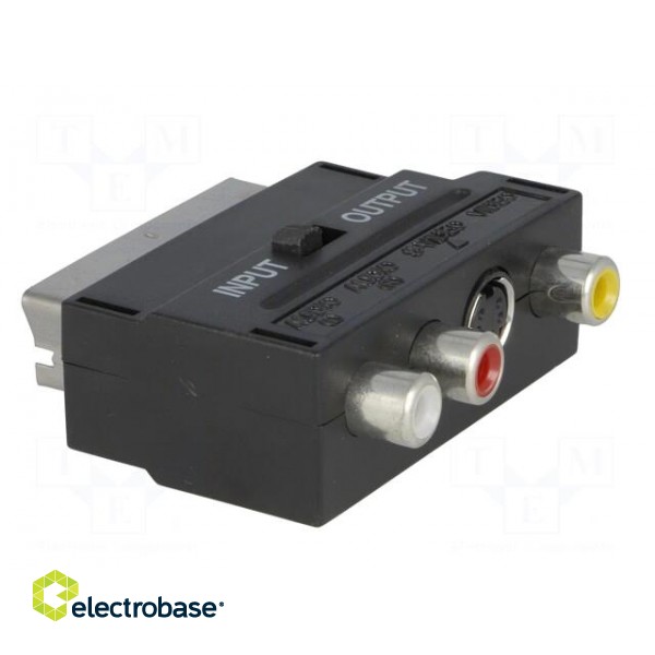 Adapter | RCA socket x3,SCART plug,SVHS socket 4pin фото 8