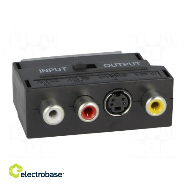 Adapter | RCA socket x3,SCART plug,SVHS socket 4pin paveikslėlis 9