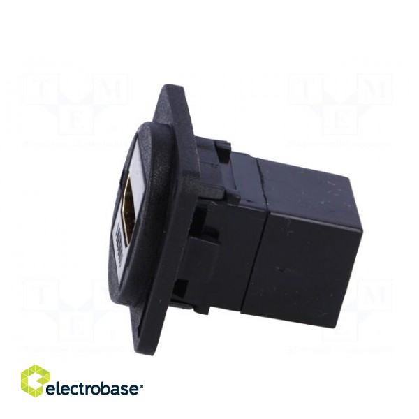 Coupler | HDMI socket,both sides | shielded | Case: XLR standard фото 3
