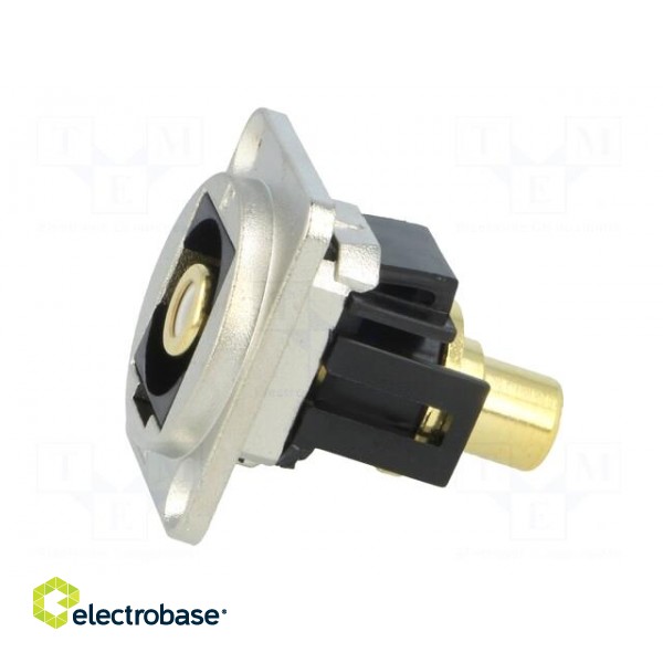 Coupler | RCA socket,both sides | Case: XLR standard | 19x24mm image 3