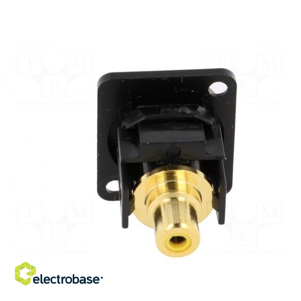 Coupler | RCA socket,both sides | Case: XLR standard | 19x24mm image 5