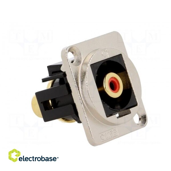 Coupler | RCA socket,both sides | Case: XLR standard | 19x24mm фото 8