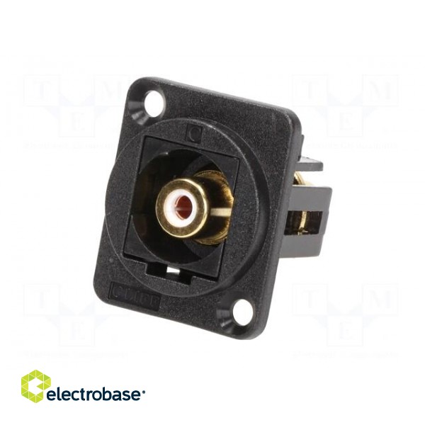 Coupler | RCA socket,both sides | Case: XLR standard | 19x24mm фото 2