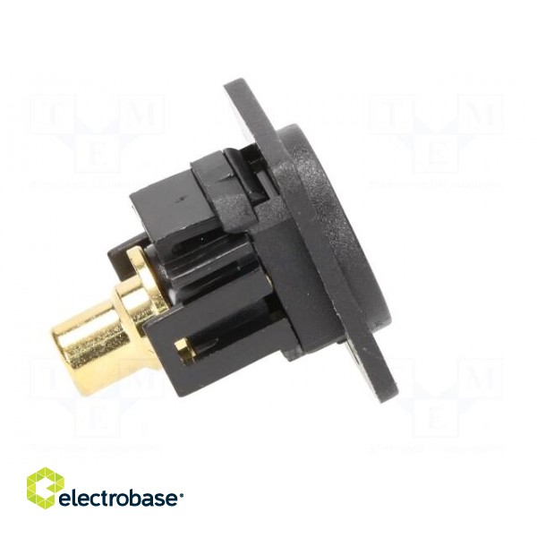 Coupler | RCA socket,both sides | Case: XLR standard | 19x24mm paveikslėlis 7