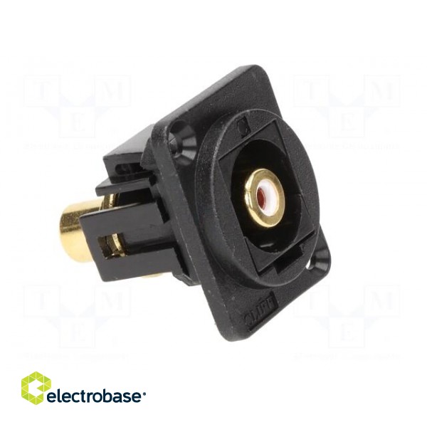 Coupler | RCA socket,both sides | Case: XLR standard | 19x24mm paveikslėlis 8