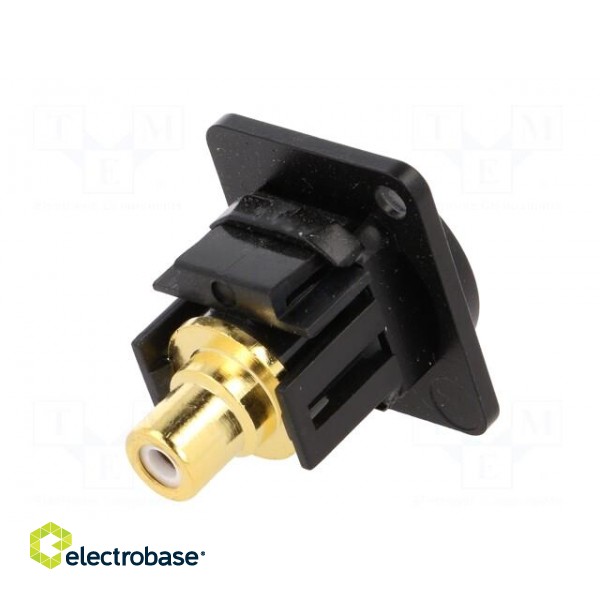 Coupler | RCA socket,both sides | Case: XLR standard | 19x24mm image 6