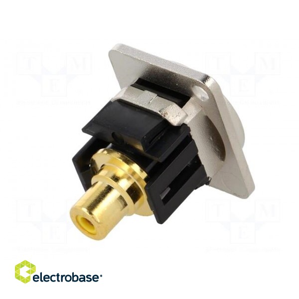 Coupler | RCA socket,both sides | Case: XLR standard | 19x24mm image 6