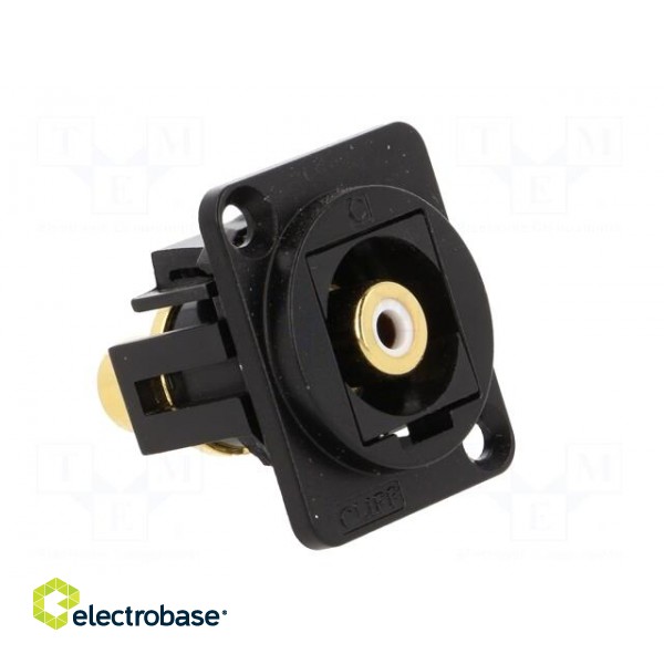 Coupler | RCA socket,both sides | Case: XLR standard | 19x24mm image 8