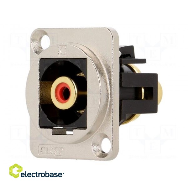 Coupler | RCA socket,both sides | Case: XLR standard | 19x24mm фото 1