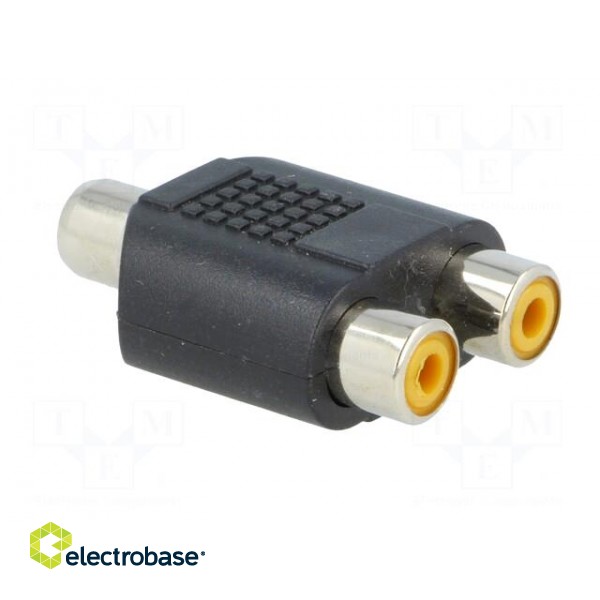 T adapter | RCA socket,RCA socket x2 | mono image 8