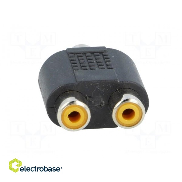 T adapter | RCA socket,RCA socket x2 | mono paveikslėlis 9