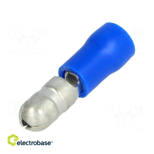 Terminal: round | male | Ø: 5mm | 1.5÷2.5mm2 | crimped | for cable | blue