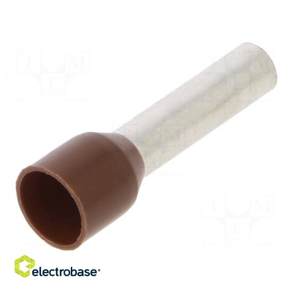 Tip: bootlace ferrule | insulated | copper | 10mm2 | 18mm | tinned | 8AWG