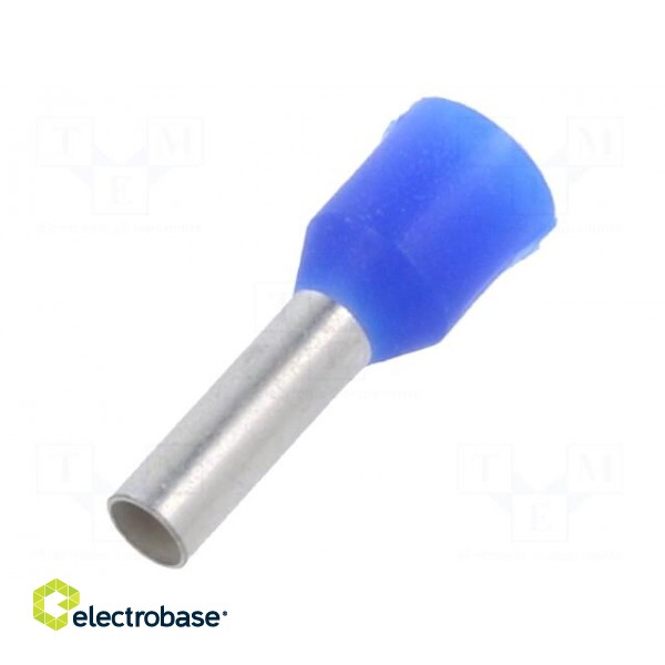 Tip: bootlace ferrule | insulated | copper | 2.5mm2 | 8mm | tinned | blue