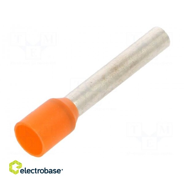 Tip: bootlace ferrule | insulated | copper | 4mm2 | 18mm | tinned | 12AWG