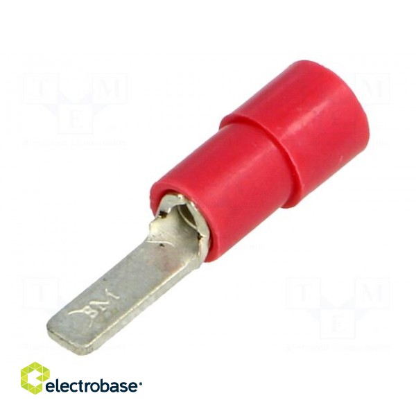 Blade terminal | 2.8mm | 0.25÷1.5mm2 | crimped | for cable | insulated
