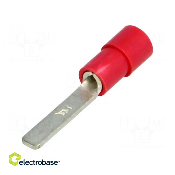 Blade terminal | 3mm | 0.25÷1.5mm2 | crimped | for cable | insulated