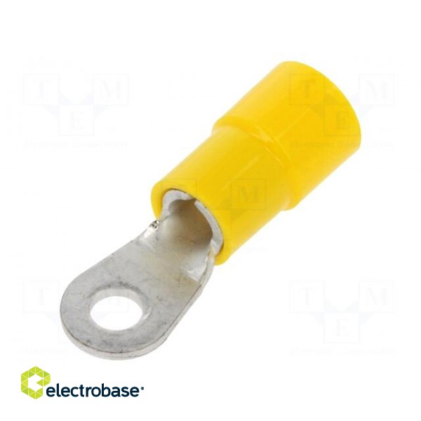 Ring terminal | M3,5 | Ø: 3.7mm | 4÷6mm2 | crimped | for cable | tinned