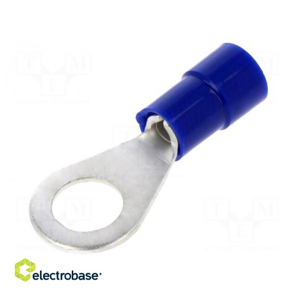 Ring terminal | M6 | Ø: 6.2mm | 1.5÷2.5mm2 | crimped | for cable | tinned
