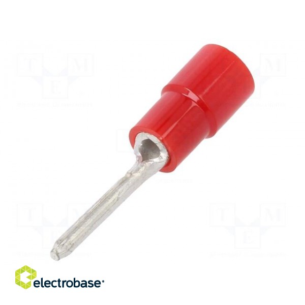 Tip: wire pin | Ø: 1.5mm | 0.3÷1.65mm2 | crimped | for cable | insulated