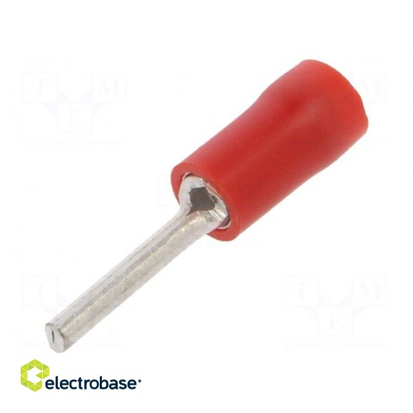 Tip: wire pin | Ø: 1.9mm | 0.25÷1.5mm2 | crimped | for cable | insulated