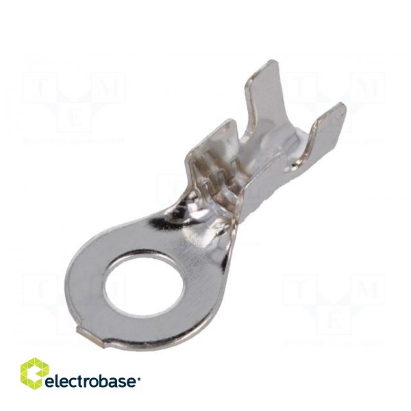 Ring terminal | M4 | 1.5÷2.5mm2 | crimped | for cable | tinned | brass