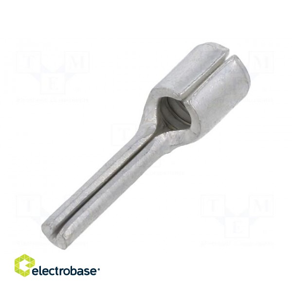 Tip: wire pin | 2.6mm | 6mm2 | crimped | for cable | straight | tinned