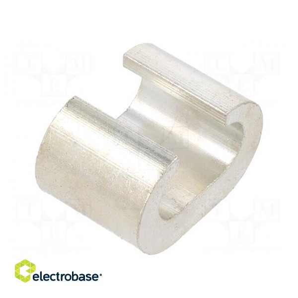 Connector: C shape crimp | copper | 120mm2 | tinned | 4/0AWG фото 2