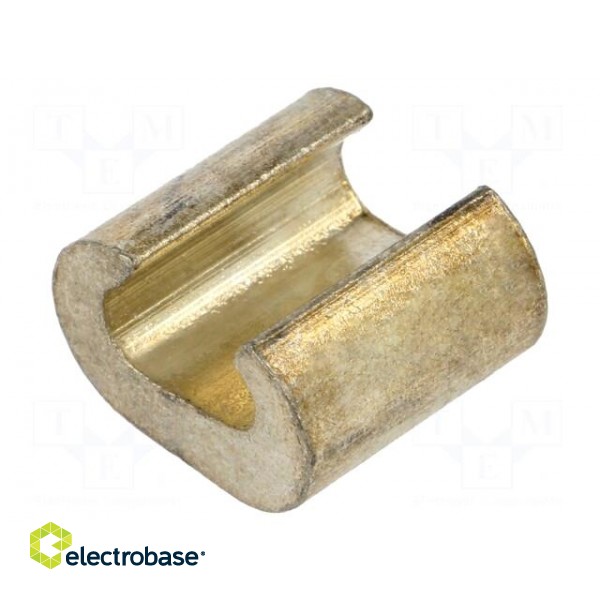 Connector: C shape crimp | copper | 16mm2 | tinned | 6AWG image 2
