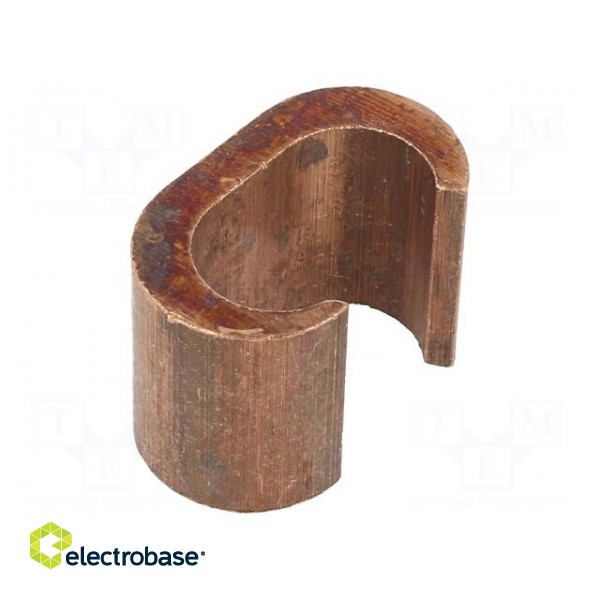 Connector: C shape crimp | copper | 185mm2 | Application: earthing
