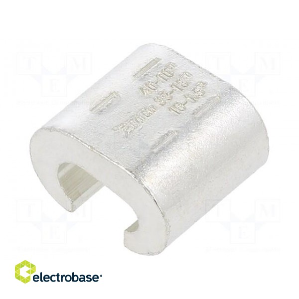 Connector: C shape crimp | copper | 35mm2 | tinned | 2AWG фото 1