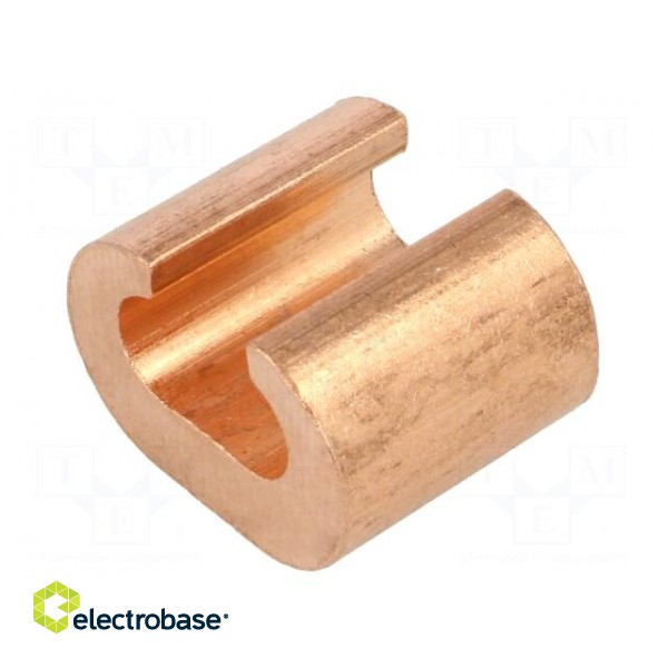 Connector: C shape crimp | copper | 50mm2 | 1/0AWG image 2