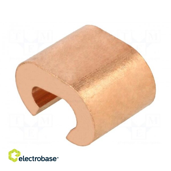 Connector: C shape crimp | copper | 95mm2 | 3/0AWG image 1