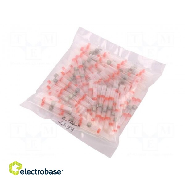 Kit: self-soldering sleeve wire splices | insulated | 0.5÷1.5mm2 image 2