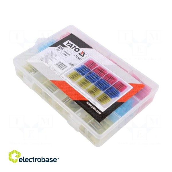 Kit: self-soldering sleeve wire splices | insulated | soldering image 2