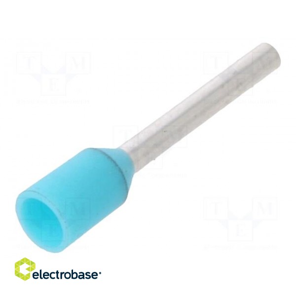 Tip: bootlace ferrule | insulated | 0.34mm2 | 8mm | tinned | crimped