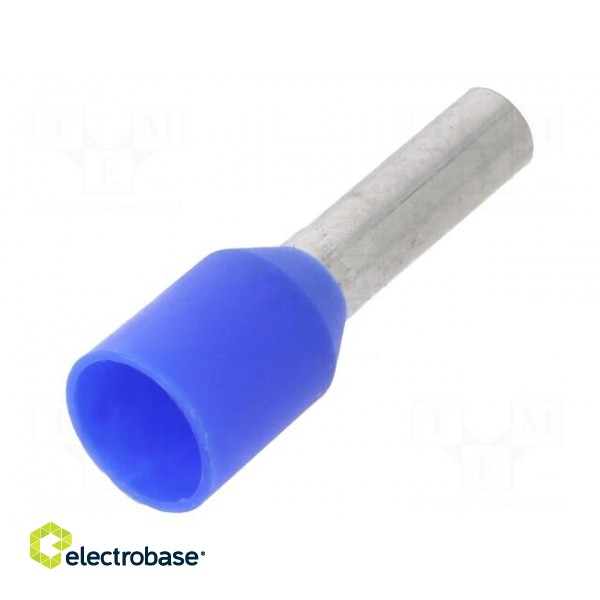 Tip: bootlace ferrule | insulated | 2.5mm2 | 8mm | tinned | crimped
