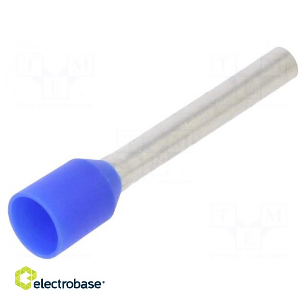 Tip: bootlace ferrule | insulated | 2.5mm2 | 18mm | tinned | crimped