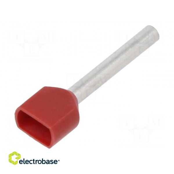 Tip: bootlace ferrule | insulated,double | copper | 1.5mm2 | 18mm