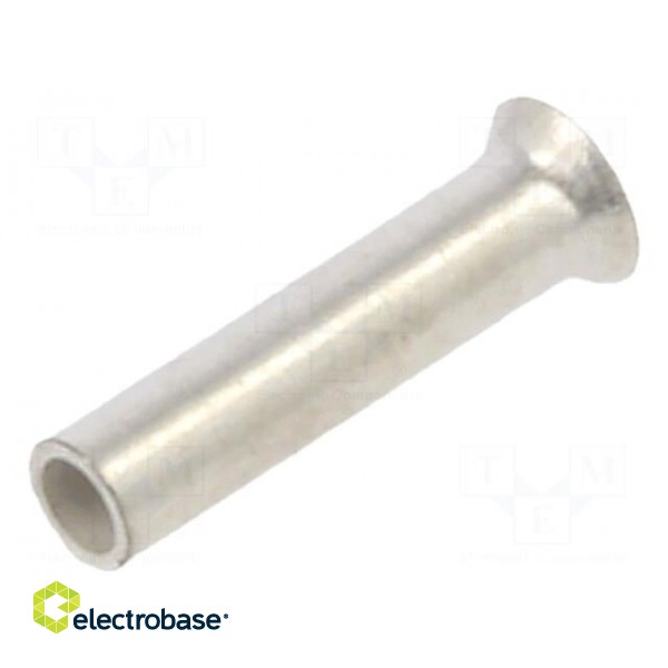 Tip: bootlace ferrule | non-insulated | 0.25mm2 | 5mm | tinned