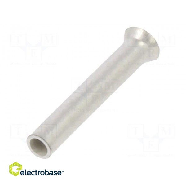Tip: bootlace ferrule | non-insulated | 0.25mm2 | 7mm | tinned