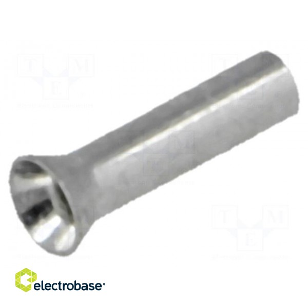 Tip: bootlace ferrule | non-insulated | copper | 0.5mm2 | 6mm | tinned