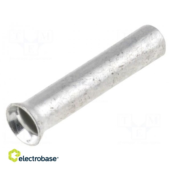 Tip: bootlace ferrule | non-insulated | copper | 0.75mm2 | 8mm | tinned