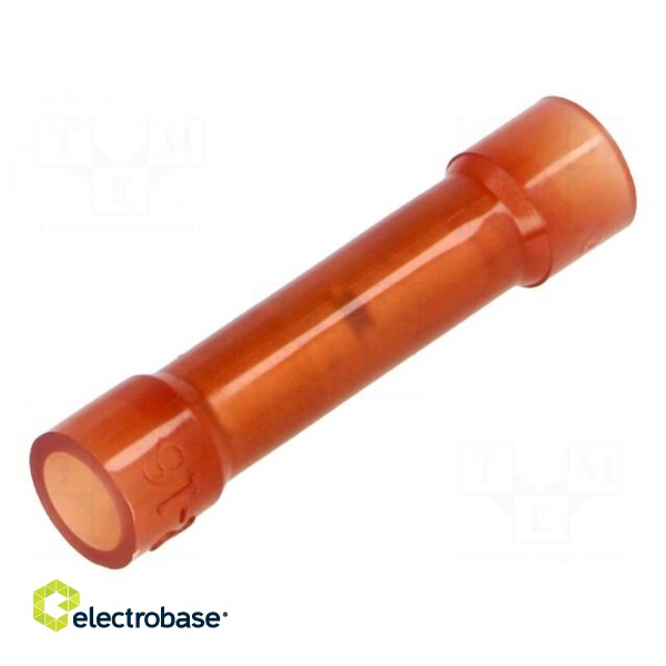 Butt splice | insulated | copper | Insulation: nylon | 0.25÷1.5mm2