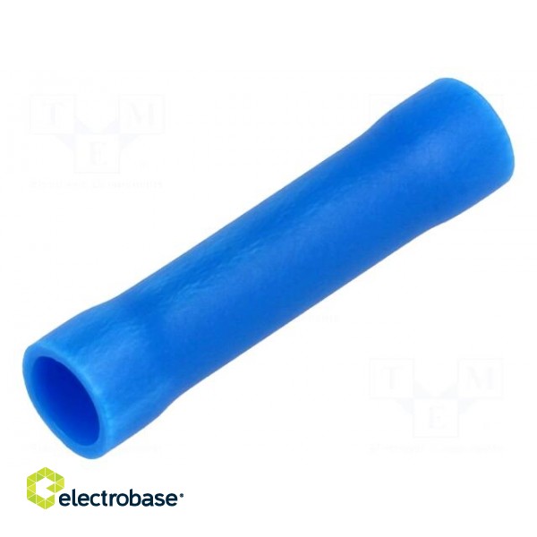 Butt splice | insulated | copper | Insulation: PVC | 1.5÷2.5mm2