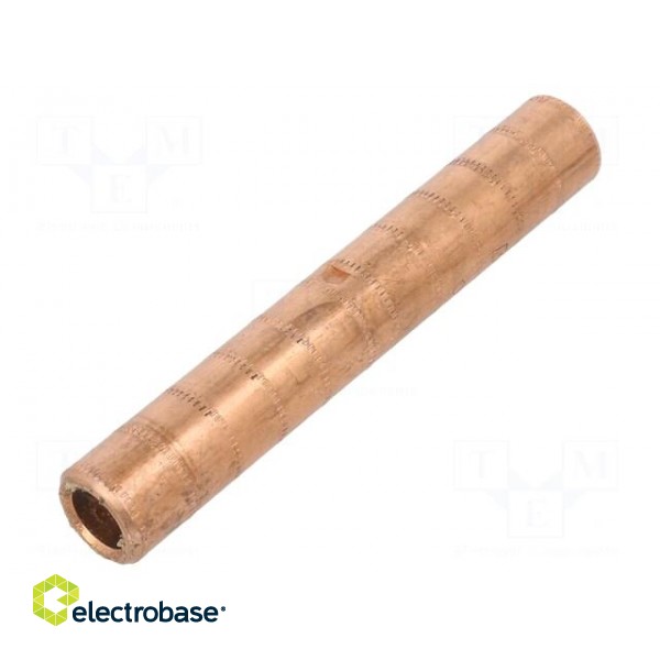 Tip: butt splice | non-insulated | copper | 70mm2 | crimped | for cable