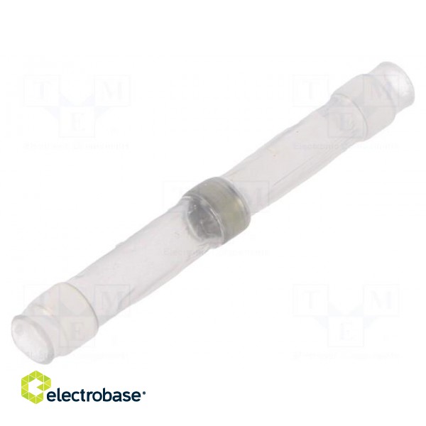 Tip: solder sleeve | insulated | 0.3÷0.8mm2 | soldering | for cable