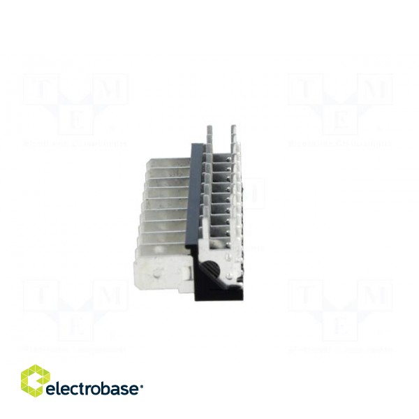 Terminal: spade terminal strip | 6.3mm | THT | 250V | angled 90° | 12A image 3